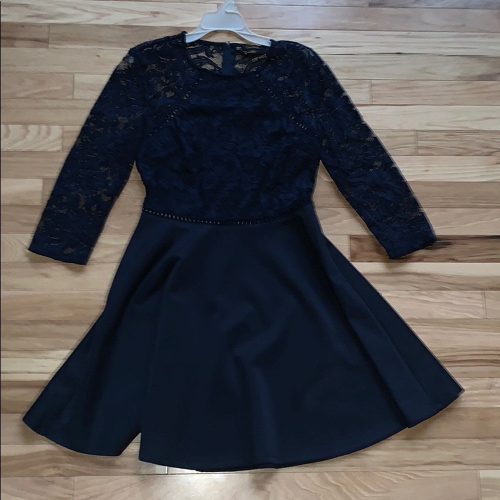 blue semi formal dress